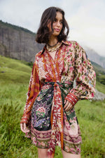 Load image into Gallery viewer, Winter Garden Mix Mini Dress in Multi
