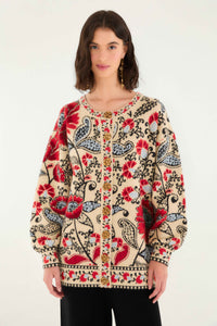 Francesca Knit Cardigan in Sand
