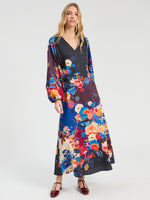 Load image into Gallery viewer, Eugenia Dress in Flowers and Mushroom Print
