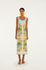 Load image into Gallery viewer, Royal Sea Maxi Dress in Multicolor
