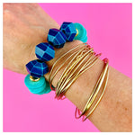 Load image into Gallery viewer, Turquoise Geometric Bracelet
