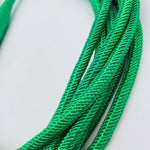 Load image into Gallery viewer, Solid 8-Strand Rope Necklace in Kelly Green

