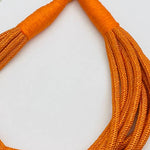 Load image into Gallery viewer, Solid 8-Strand Rope Necklace in Orange
