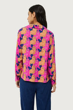 Load image into Gallery viewer, Cat Print Shirt in Pink
