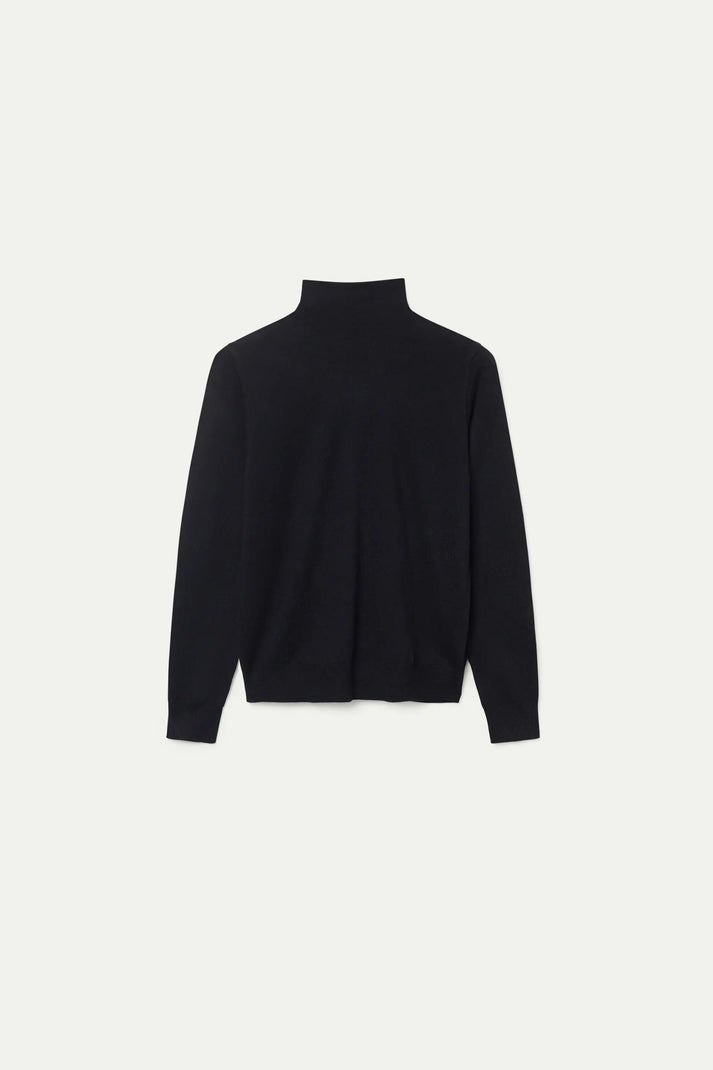 Turtleneck Sweater in Black