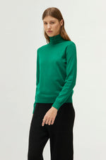 Load image into Gallery viewer, Turtleneck Sweater in Green
