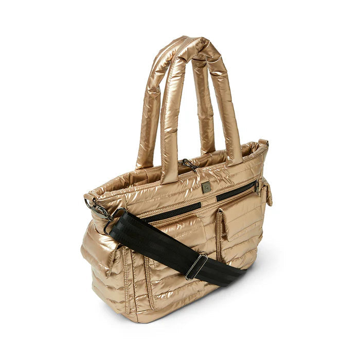 Two Faced Reversible Tote in Pearl Cashmere