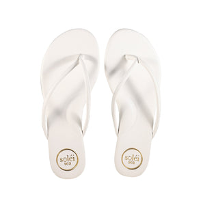 Vivie Slide Sandal in White