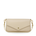 Load image into Gallery viewer, Italian Leather Shoulder/Crossbody Bag in Ivory
