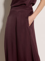 Load image into Gallery viewer, A-Line Satin Maxi Skirt in Purple

