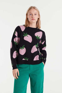 Strawberry Sweater in Black