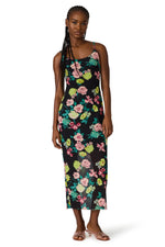 Load image into Gallery viewer, Giselly Dress in Black Ditsy Floral
