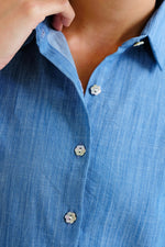 Load image into Gallery viewer, Chambray Shirt in Light Blue
