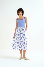 Load image into Gallery viewer, Lobster Dinner Midi Skirt in White Multi
