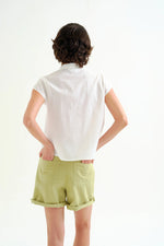 Load image into Gallery viewer, Embroidered Lobster Shirt in White
