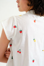Load image into Gallery viewer, Fruit Salad Print Shirt in White
