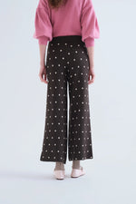 Load image into Gallery viewer, Small Dot Knit Pant in Green
