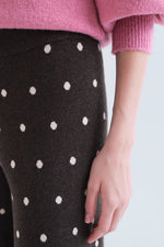Load image into Gallery viewer, Small Dot Knit Pant in Green
