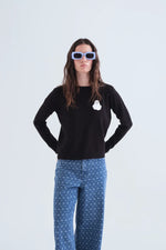 Load image into Gallery viewer, Ghost Sweater in Black
