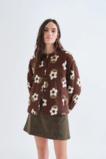 Load image into Gallery viewer, Santini Quilted Jacket in Brown
