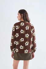 Load image into Gallery viewer, Santini Quilted Jacket in Brown
