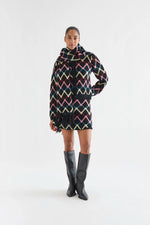 Load image into Gallery viewer, Skein Knit Mini Skirt in Black
