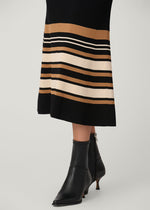 Load image into Gallery viewer, Landon Dress in Jet/Beige/Camel
