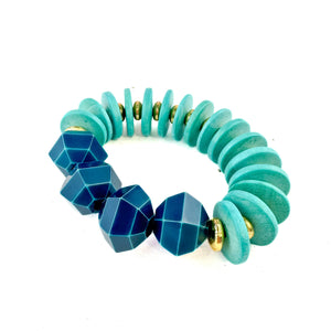 Turquoise Geometric Bracelet