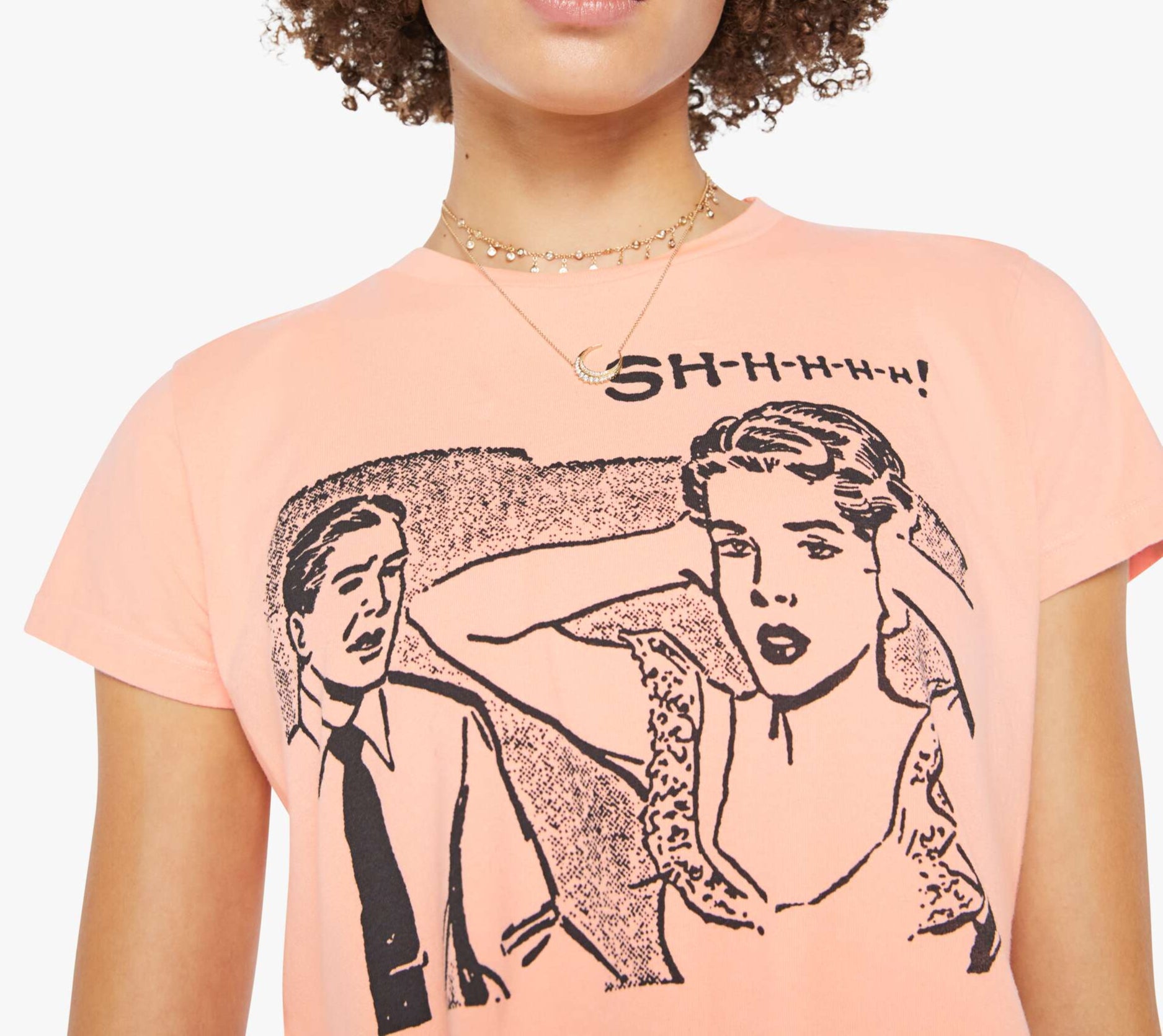 The Boxy Goodie Goodie Tee in Shhhh!!!