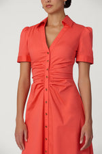 Load image into Gallery viewer, Barnet Dress in Tangerine
