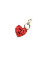 Load image into Gallery viewer, Hand-painted Rock n Roll Heart Bag Charm + Keychain

