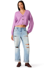 Load image into Gallery viewer, Mica Cardigan Sweater in Dusty Lavender
