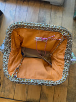 Load image into Gallery viewer, Sis Clutch in Gold/White
