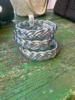 Load image into Gallery viewer, Twisted Buddhist Temple Bangle in SILVER

