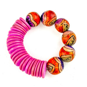 Boho Coconut Bead Bracelet