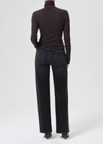 Load image into Gallery viewer, Harper Mid Rise Relaxed Straight Jean in Hush
