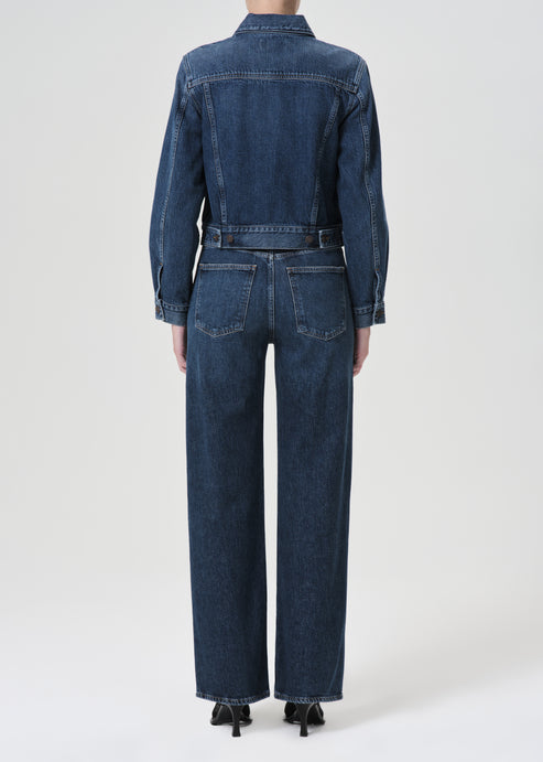 Harper Mid Rise Relaxed Straight Jean in Tempo