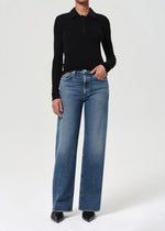 Load image into Gallery viewer, Harper Mid Rise Relaxed Straight Jean in Enroll

