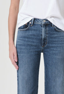 Harper Mid Rise Relaxed Straight Leg Jean in Fix