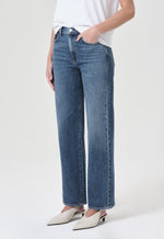 Load image into Gallery viewer, Harper Mid Rise Relaxed Straight Leg Jean in Fix
