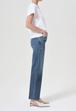 Load image into Gallery viewer, Harper Mid Rise Relaxed Straight Leg Jean in Fix
