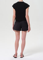 Load image into Gallery viewer, Kiva Mid Rise Cargo Short in Washed Black
