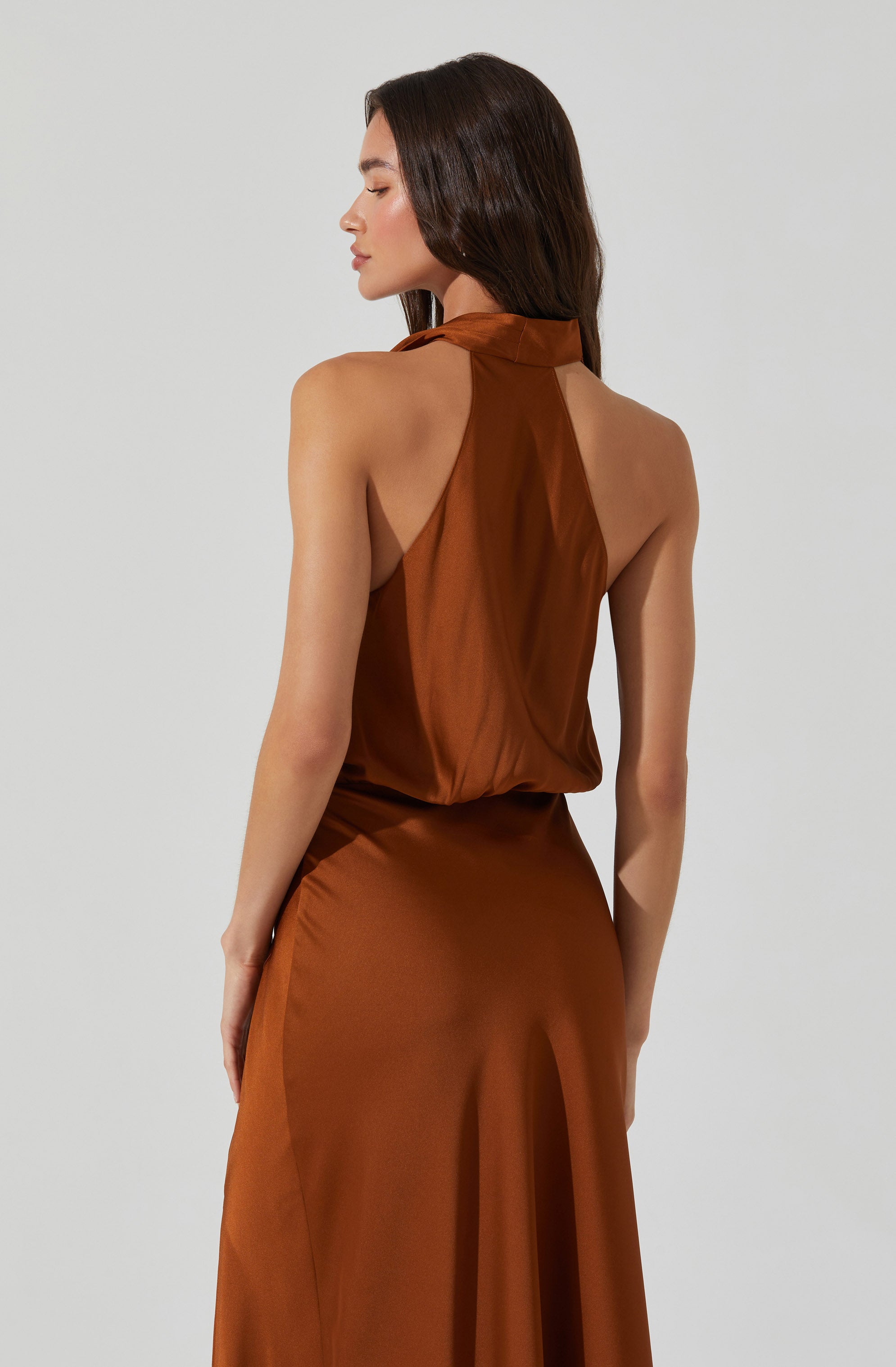 Jelyn Dress in Bronze