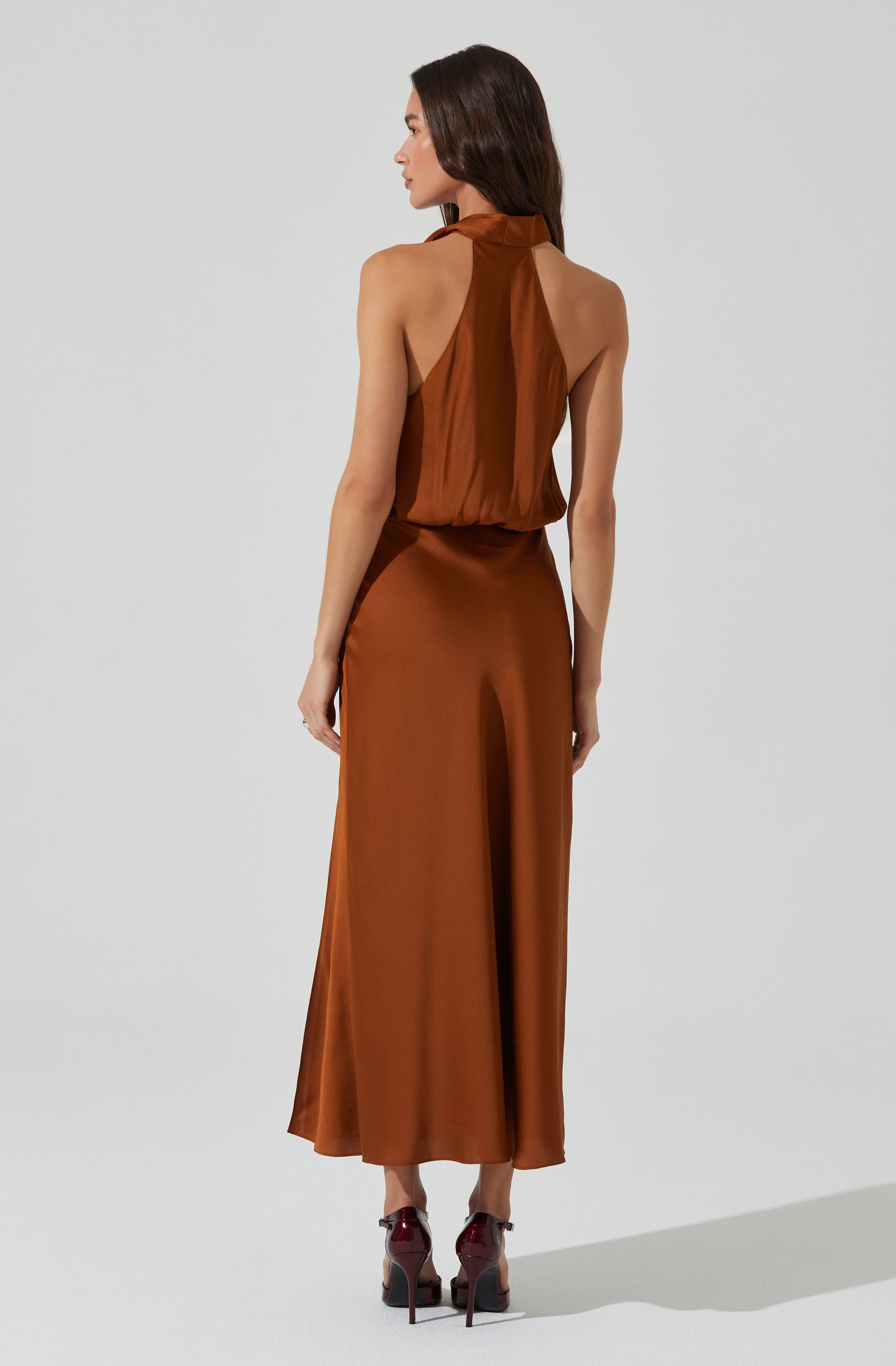 Jelyn Dress in Bronze