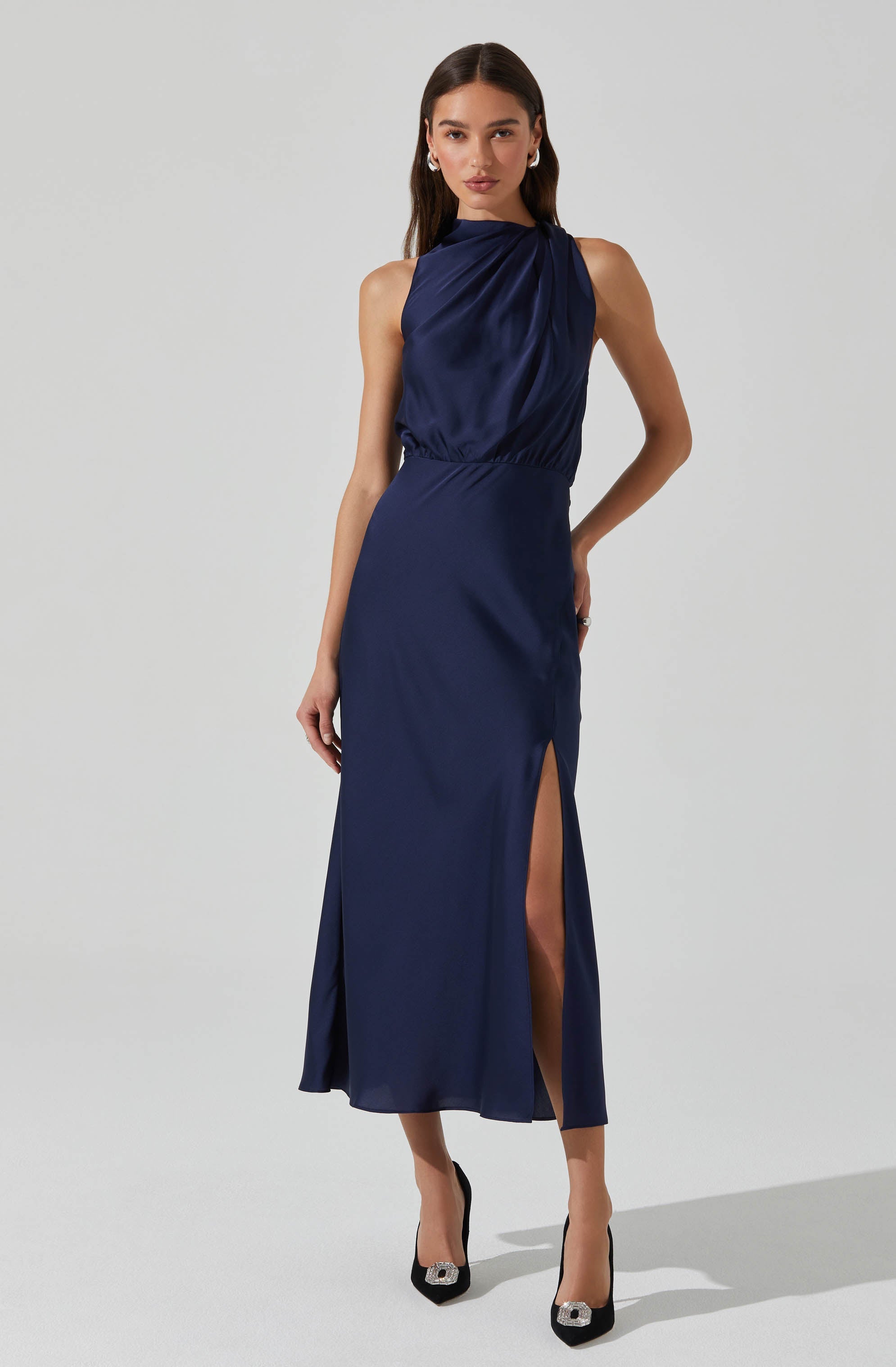 Jelyn Dress in Navy