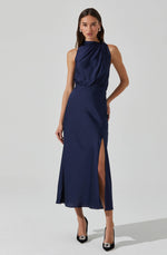 Load image into Gallery viewer, Jelyn Dress in Navy
