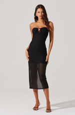 Load image into Gallery viewer, Kasandra Dress in Black
