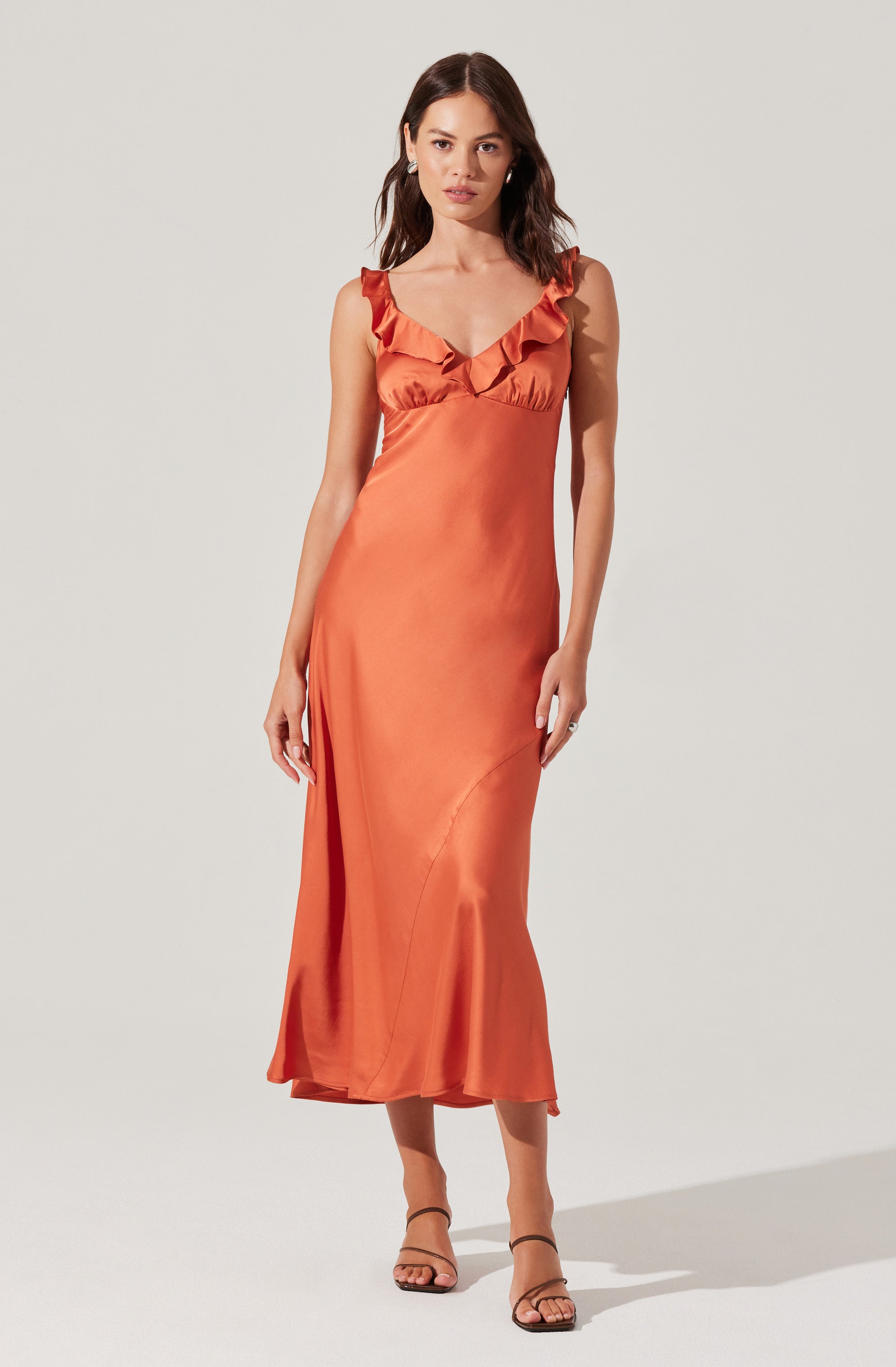 Zoie Dress in Brick