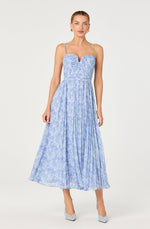 Load image into Gallery viewer, Bayley Dress in Blue Floral
