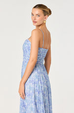 Load image into Gallery viewer, Bayley Dress in Blue Floral
